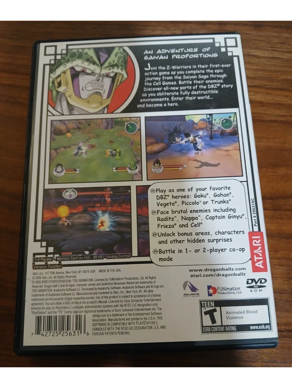 Dragon Ball Z: Sagas (Sony PlayStation 2, 2005)